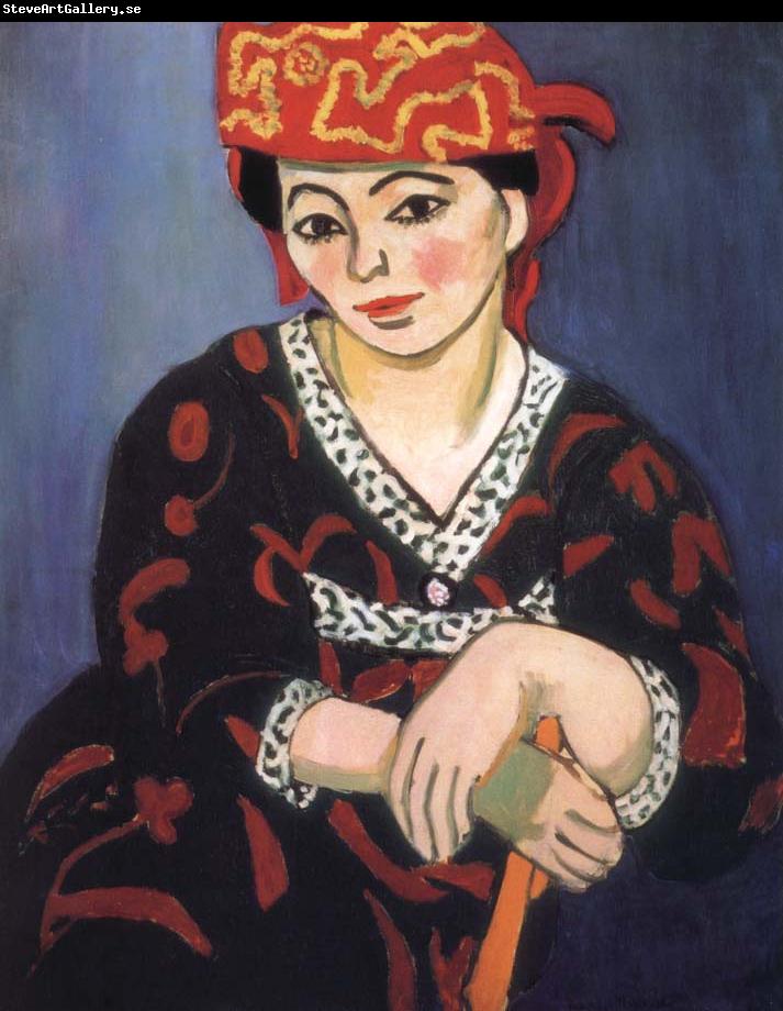 Henri Matisse Woman wearing a red turban